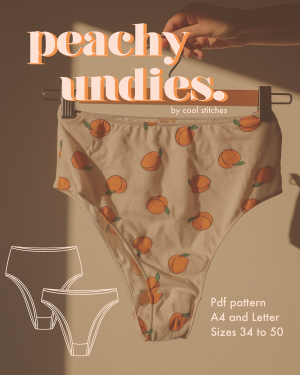 Peachy Undies PDF Pattern Cover