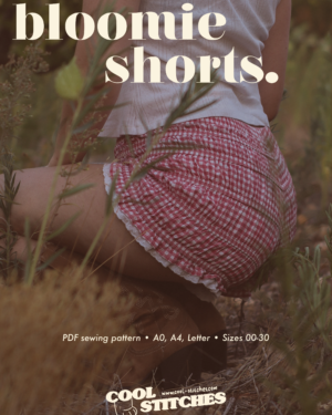 BLOOMIE SHORTS PDF SEWING PATTERN A0/A4/LETTER